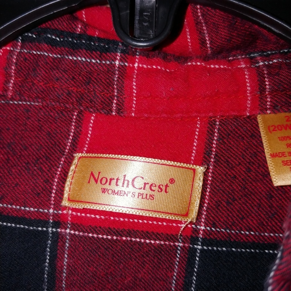 Plaid Button-Up - Picture 2 of 2